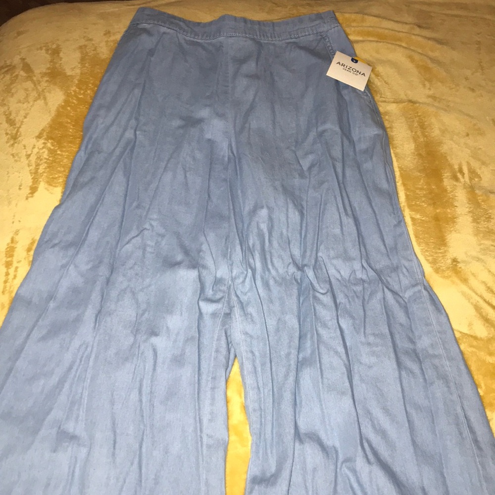 Ankle high waisted loose pants